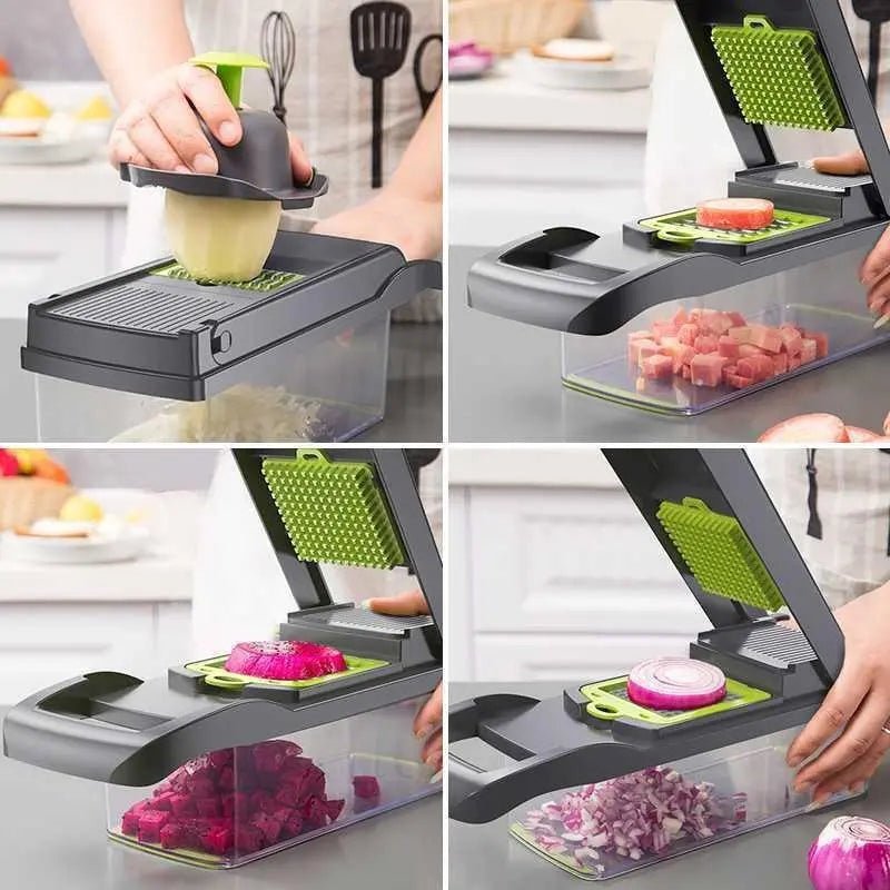 12 In 1 Multifunctional Vegetable Cutter 1 β view 8