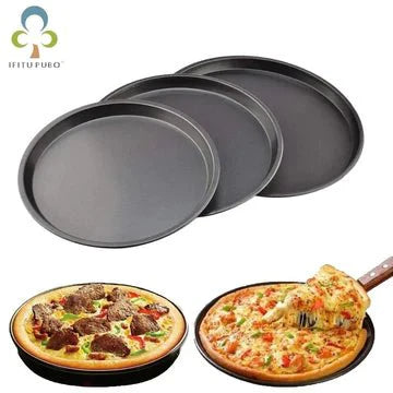 3 Pcs Pizza Pan Set β Al Rafiq