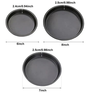 3 Pcs Pizza Pan Set 1 β view 3