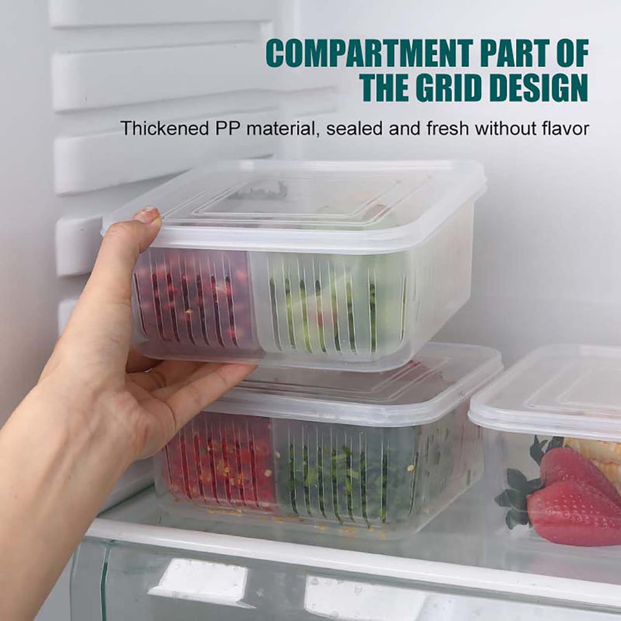4 In 1 Vegetable Fruit Storage Box With Lid β view 10