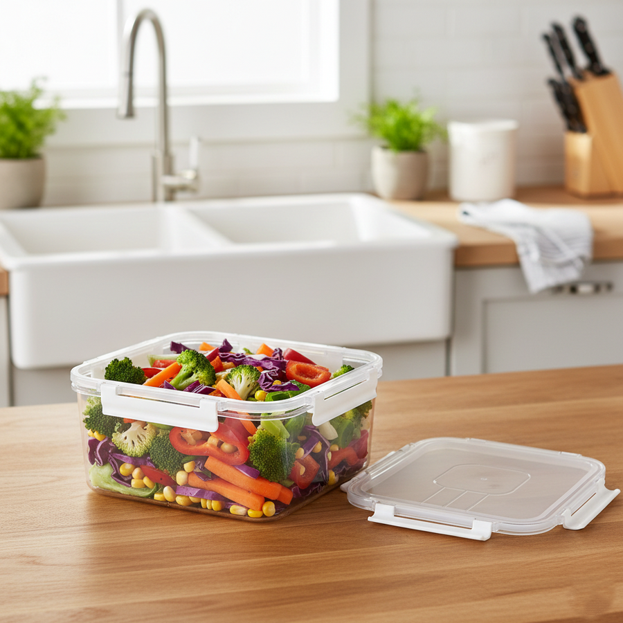 3 Pcs Square Airtight Storage Boxes Set β view 4