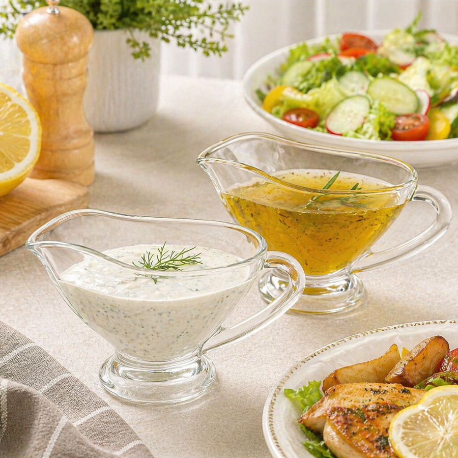 2 Pcs Sauce Dipping Serving Glass Bowls 2356 By Limon β view 4