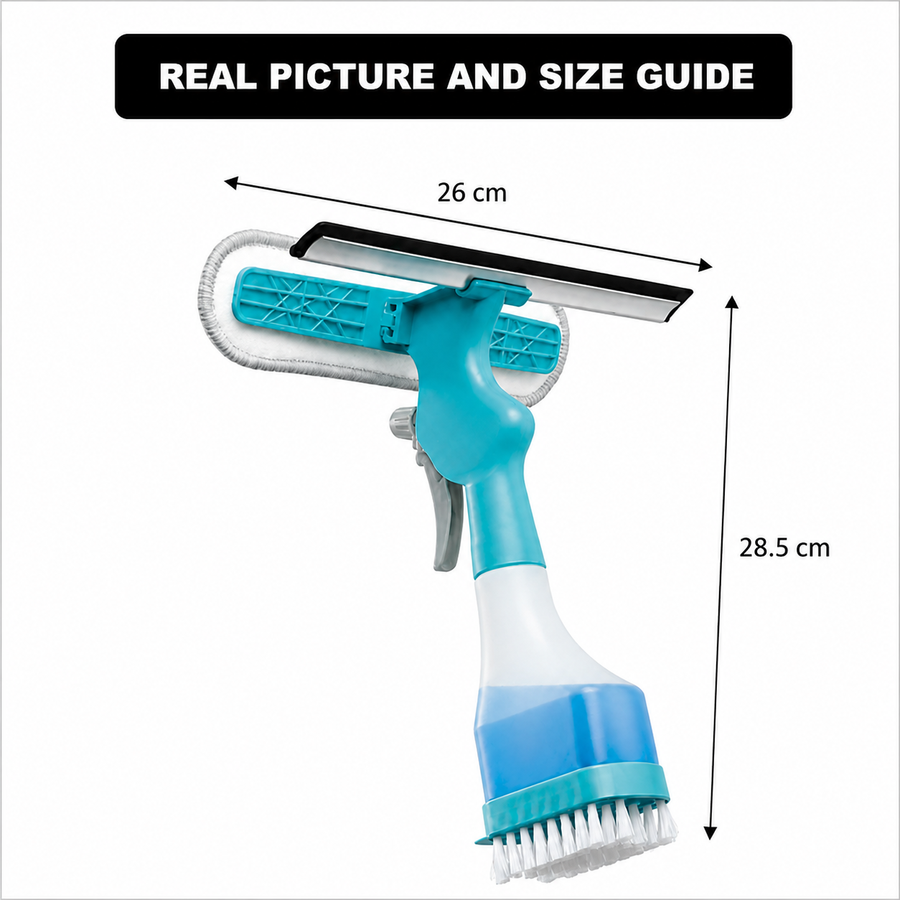 4In1 Water Spraying Double Sided Window Cleaning Squeegee β view 6