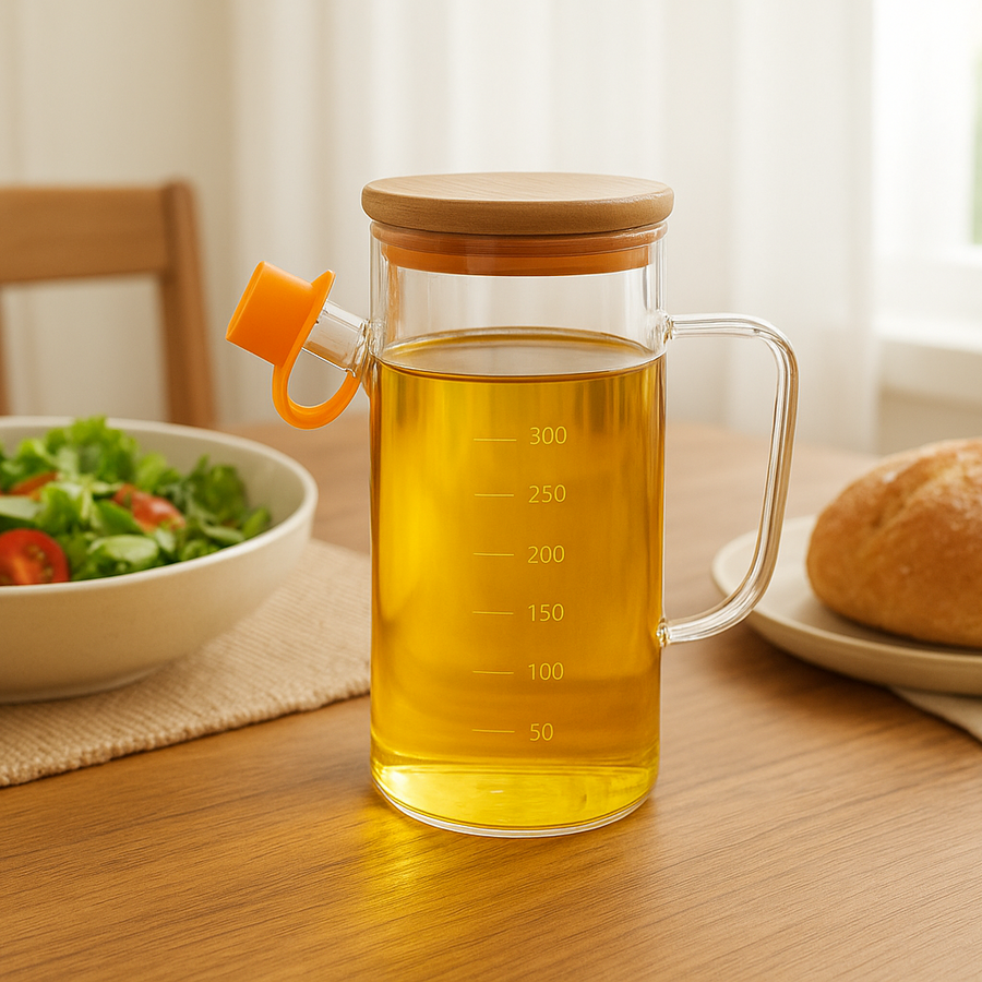 Safepour Glass Oil Dispenser β view 4