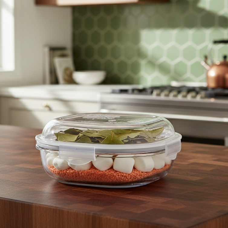 Servenstore Square Glass Containers With Lids By Limon β view 7