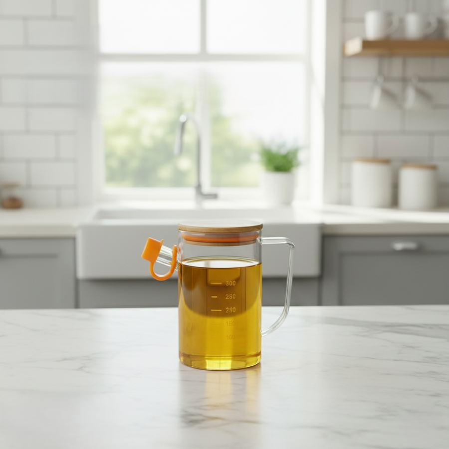 Safepour Glass Oil Dispenser β view 3