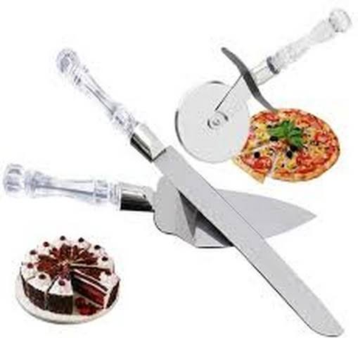 Cake and Pizza cutter (Set of 3) β Al Rafiq