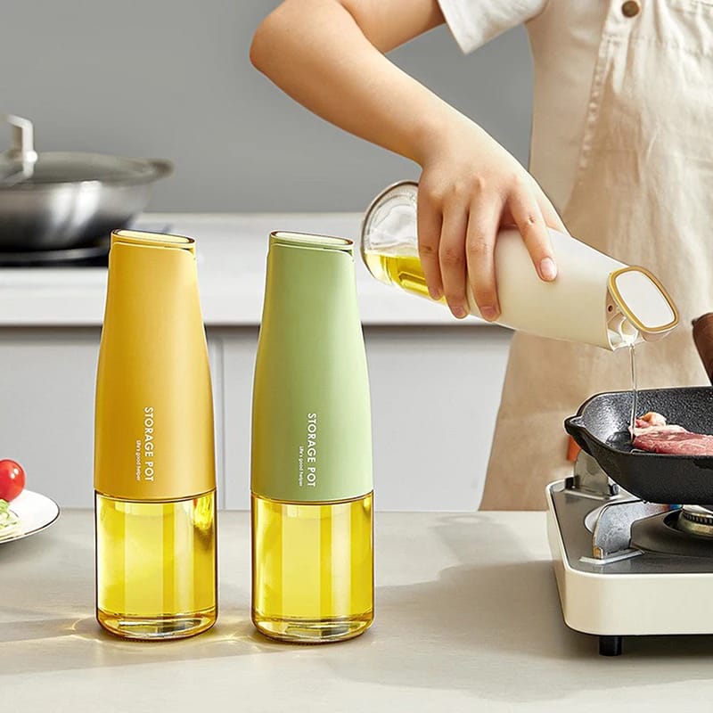 Glass Oil Bottle 450Ml β Al Rafiq
