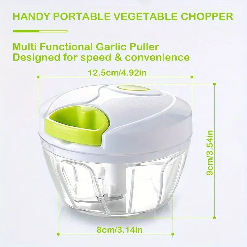 Speedy Chopper 3 Blades & 5 Blades  Different Sizes - Manual Hand Pull
