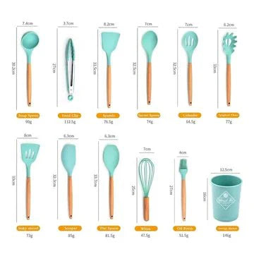 12 Pcs Silicone Cooking Utensils Set 1 – view 8