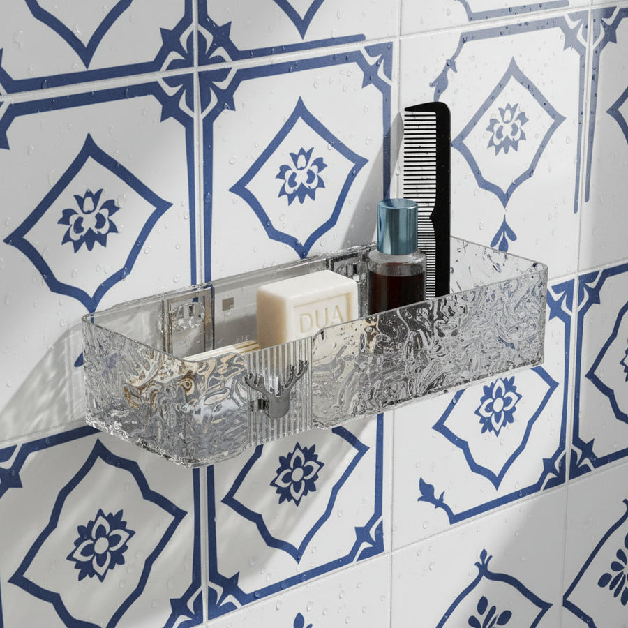 Rectangle Wall Mounted Tinted Acrylic Shelf – view 3