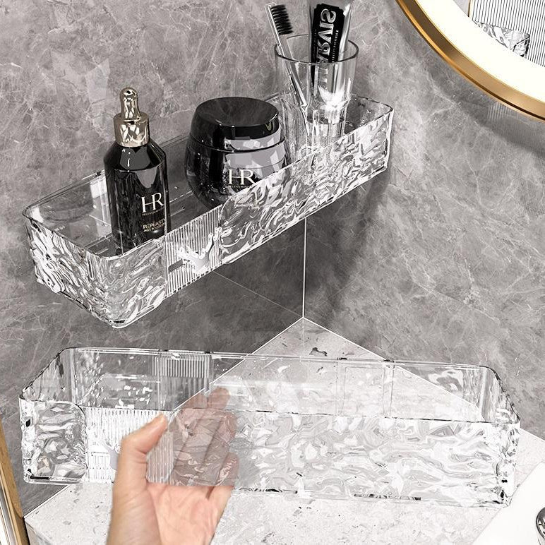 Rectangle Wall Mounted Tinted Acrylic Shelf – view 4
