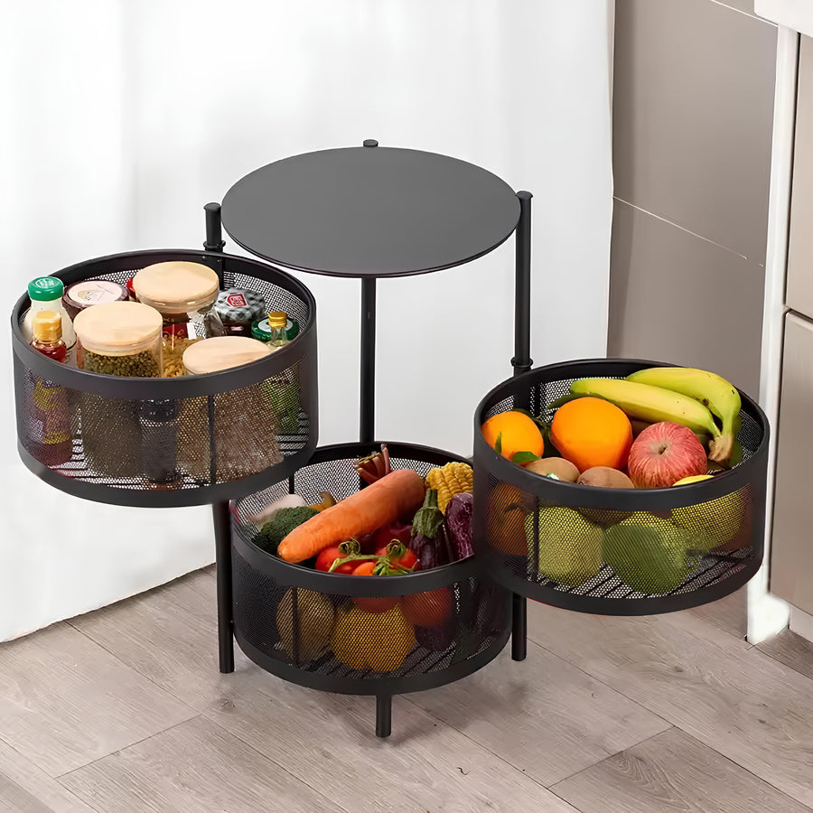 Counter Top Vegetable Metal Trolley By MATRIX – Al Rafiq