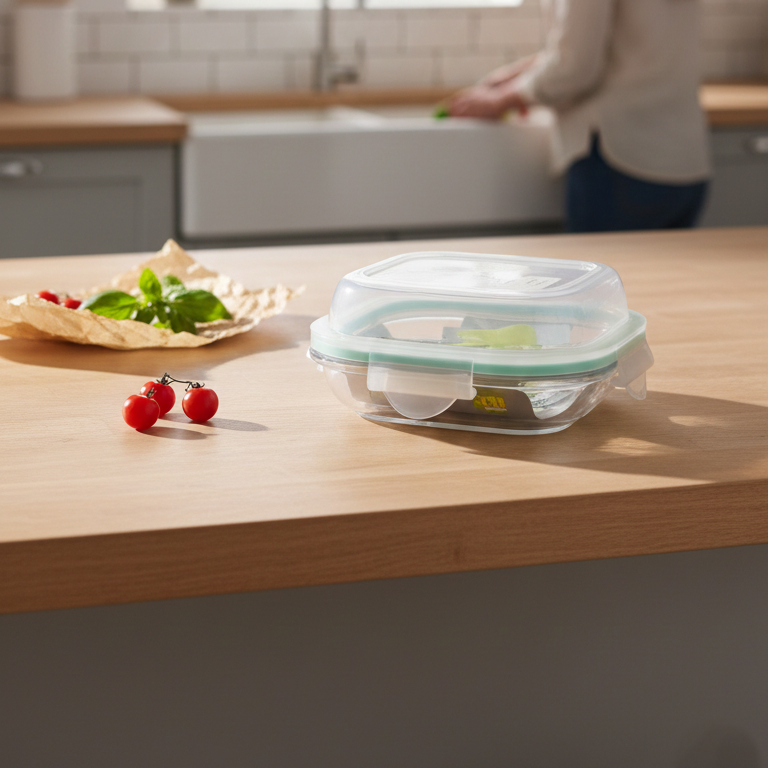 Servenstore Square Glass Containers With Lids By Limon – view 6