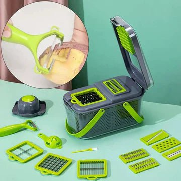 22 In 1 Vegetable Cutter With Storage Basket – view 7