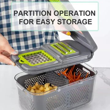 22 In 1 Vegetable Cutter With Storage Basket – view 8