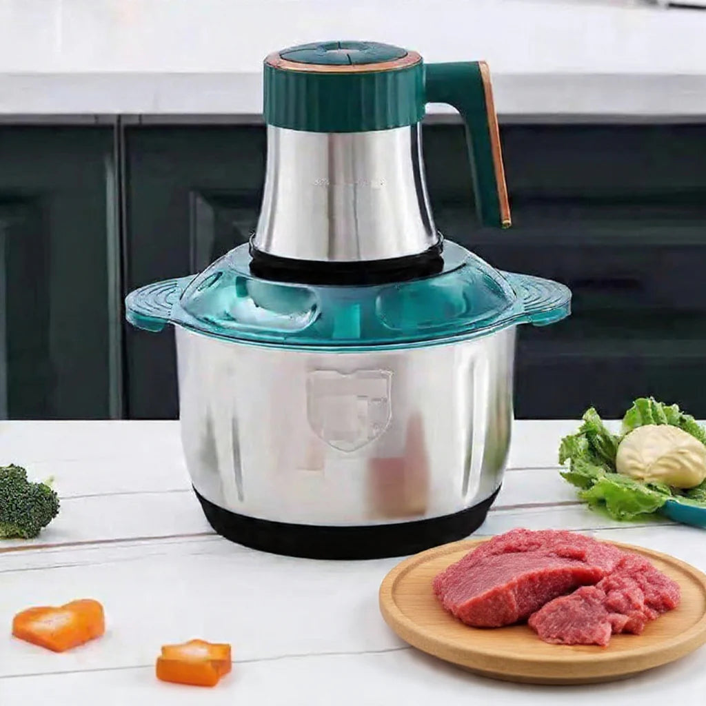 Electric Meat Grinder & Food Chopper – 800W | SUS304 Stainless Steel | 3L Capacity