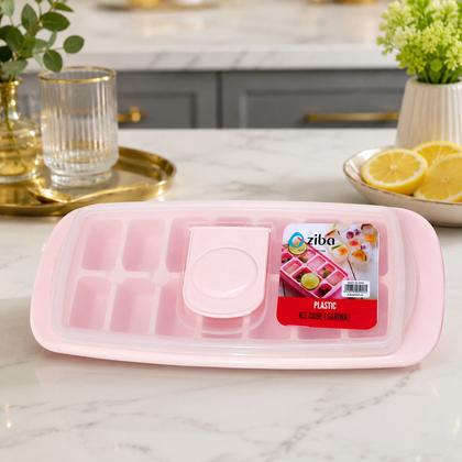 14-Grid Ice Cube Tray with Lid (35005) by Ziba – Al Rafiq