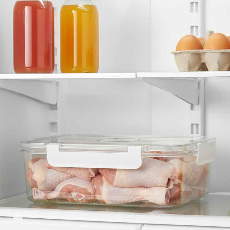 3 Pcs Rectangular Airtight Storage Boxes Set – view 3