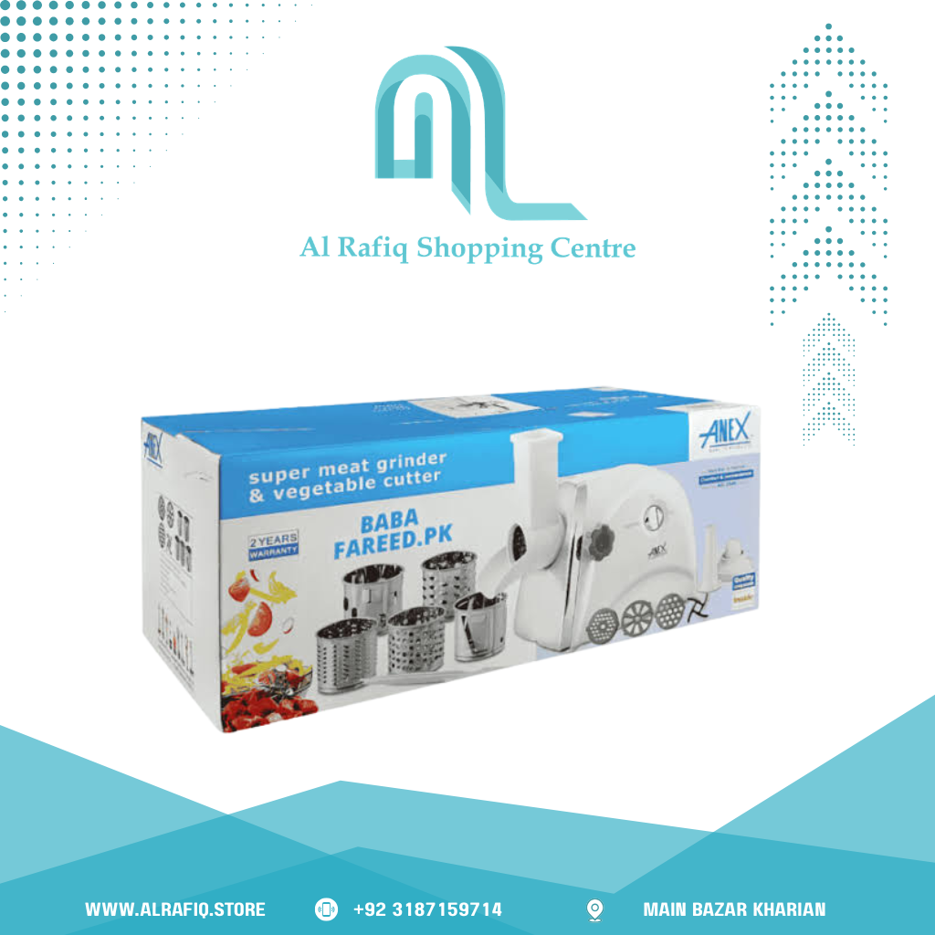 Anex Meat Grinder+Vegetable Cutter AG-2049