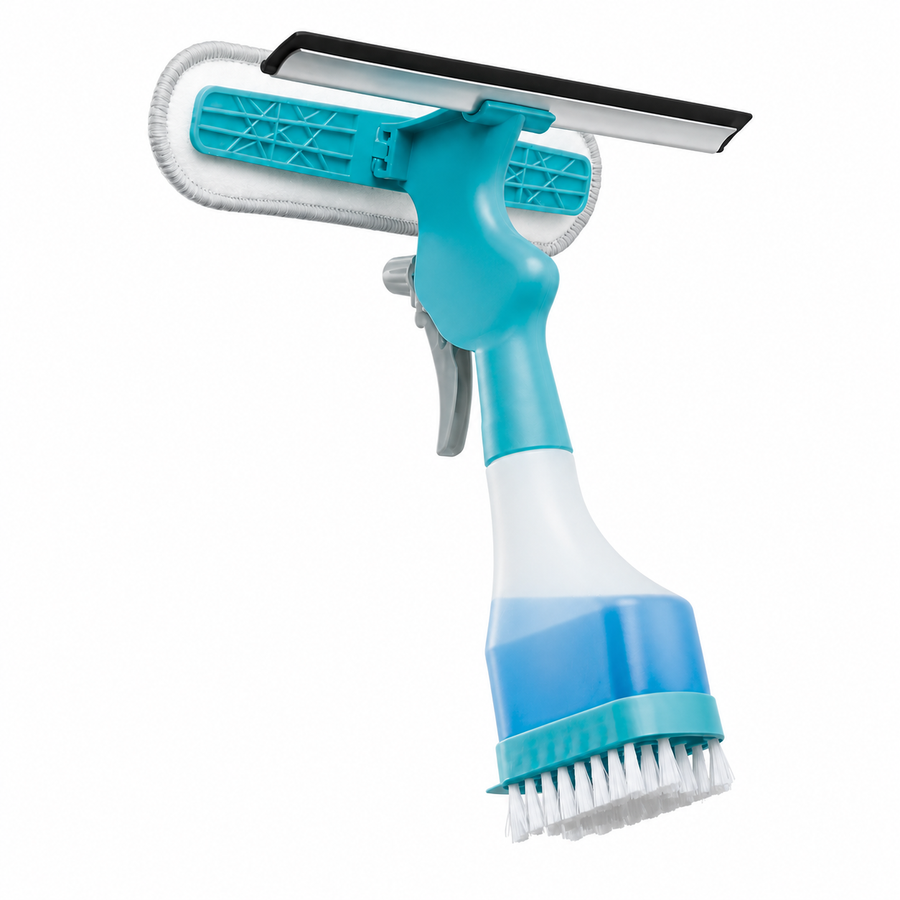 4In1 Water Spraying Double Sided Window Cleaning Squeegee – view 5