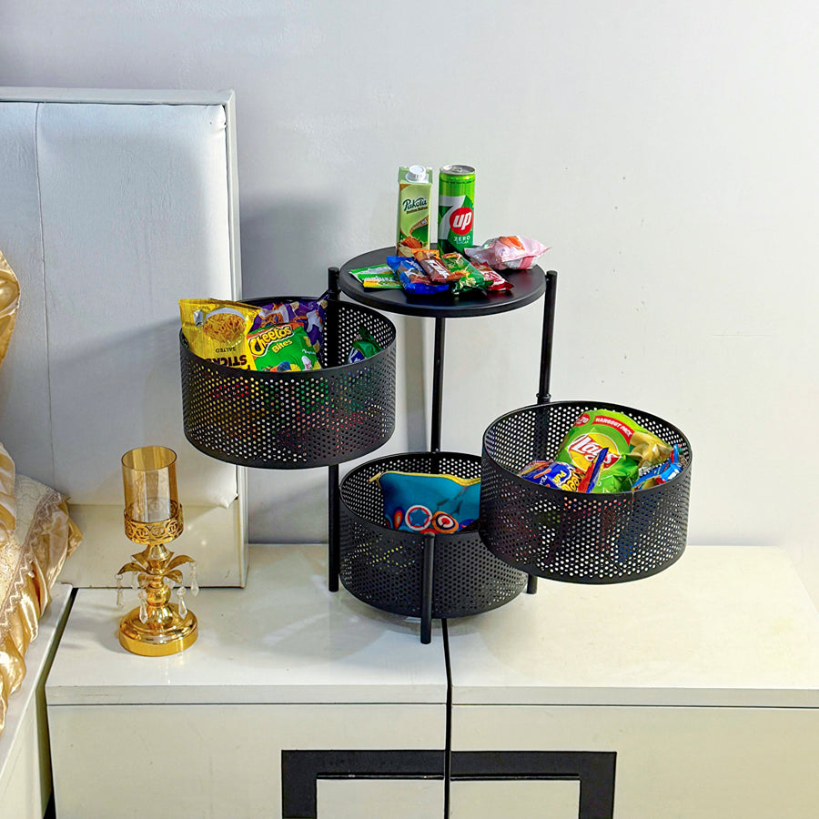 Counter Top Vegetable Metal Trolley By Matrix – view 8