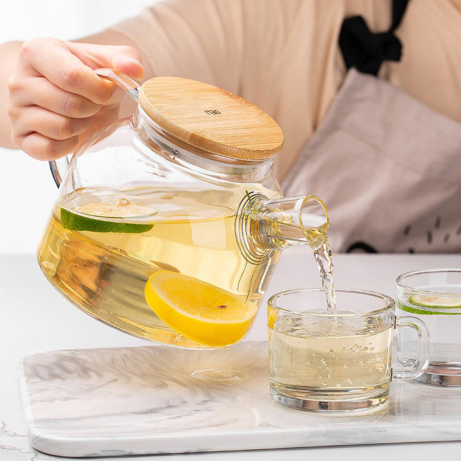 Kehwaelegance Glass Set With Wooden Tray – view 7