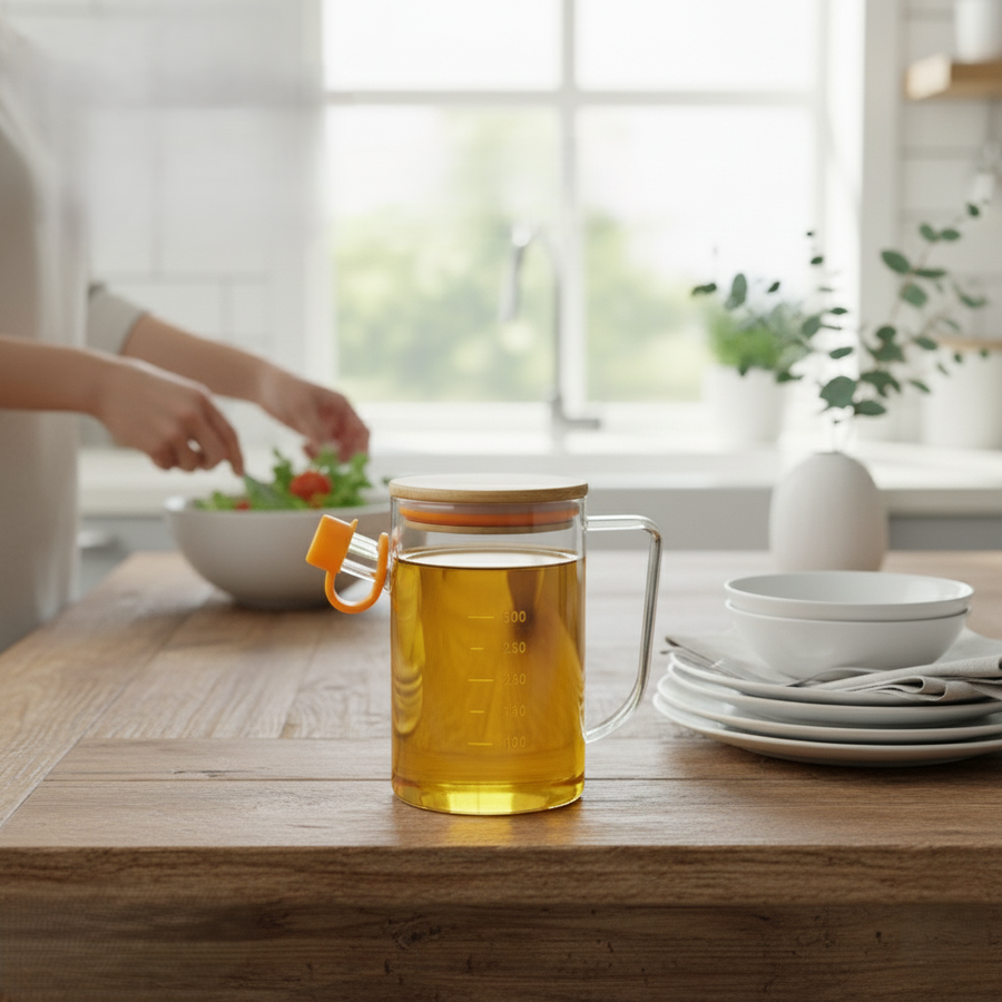 Safepour Glass Oil Dispenser – view 5