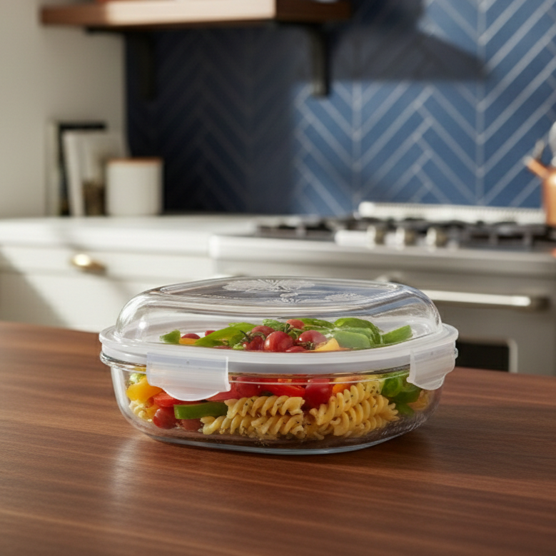Servenstore Square Glass Containers With Lids By Limon – view 8