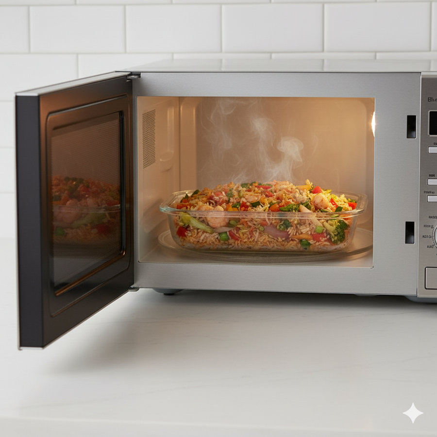 MicrowaveMate Glass Container by Limon – Al Rafiq