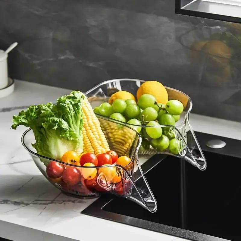 Clear Multi-functional Drain Basket – Al Rafiq