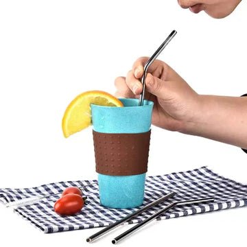 Reusable Steel Straw Set Of 5 – view 5